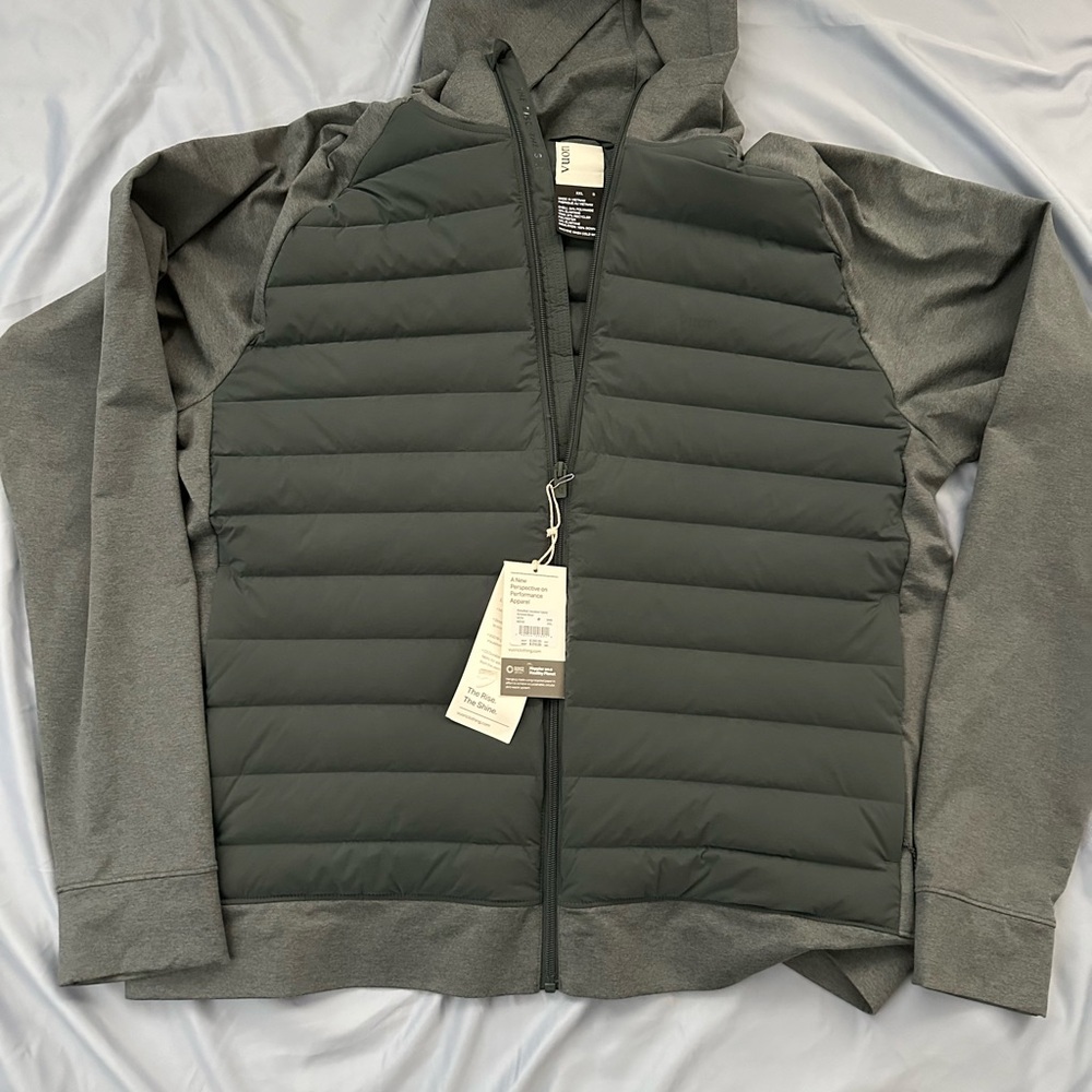 Vuori Men’s Jackey Steadfast Insulated Hybrid Smoked Beryl V279 XXL